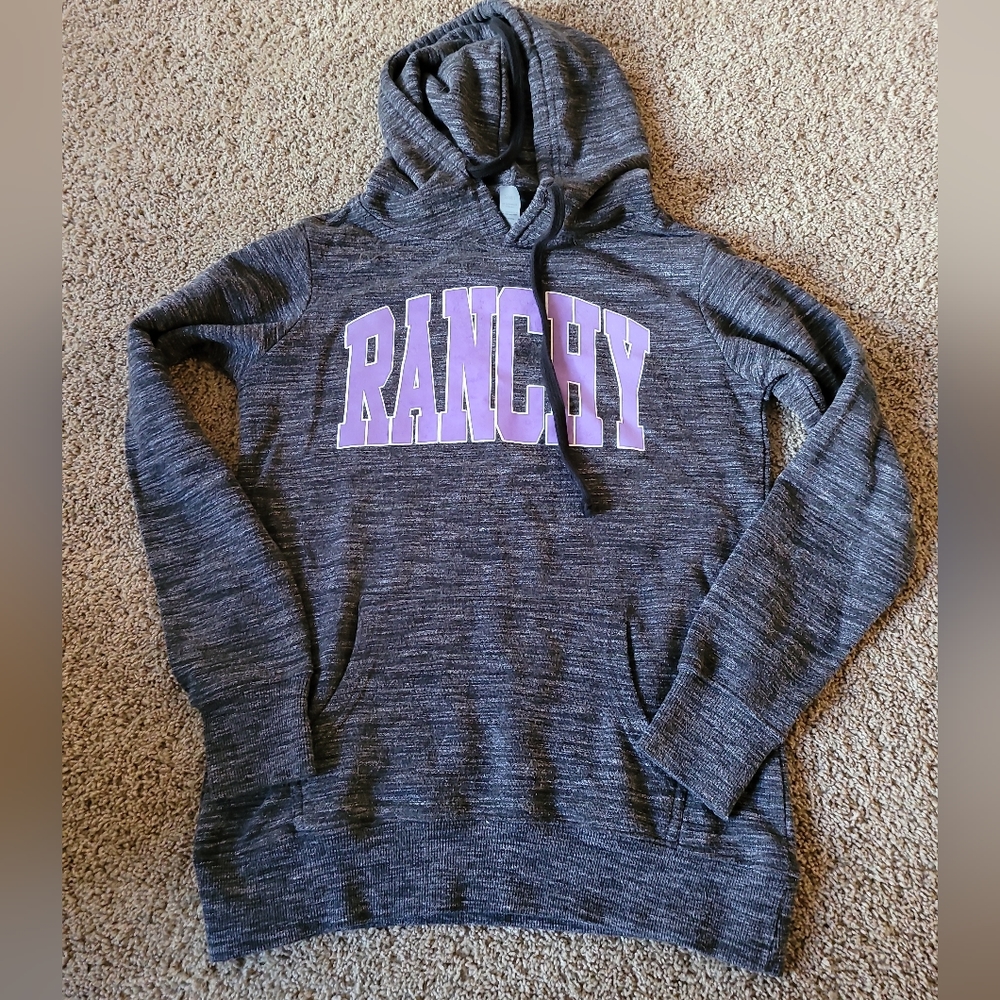 Ranch Dress'n Fallon Taylor Hoodie "Ranchy" Women Size Small Equestrian Cowgirl